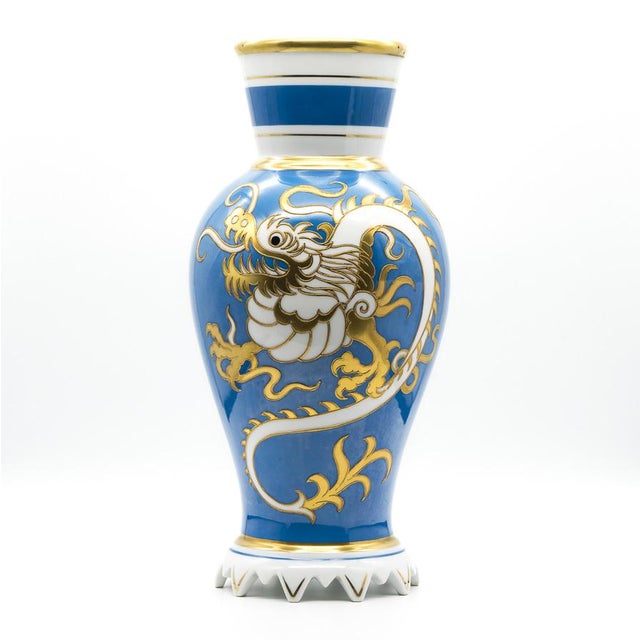 Porcelain Dragon Vase by Heinz Schaubach for Schaubach Kunst, 1920s-1930s For Sale - Image 13 of 13