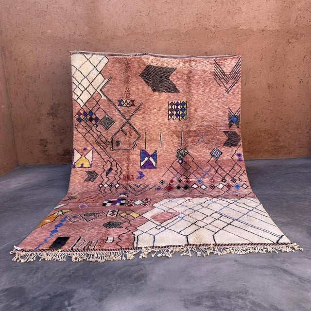 Textile 2020s Moroccan Contemporary Rug - 8'6" X 11'11" Ft For Sale - Image 7 of 10