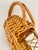 Vintage Hand Woven Wicker Wine Bottle Caddy Holder For Sale - Image 4 of 11
