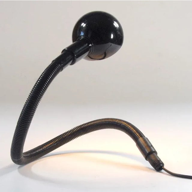 Italian Space and Hebi Table Lamp by Isao Hosoe for Valenti Luce, 1970s For Sale - Image 6 of 11