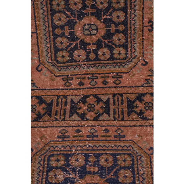 Textile 1960s Turkish Oushak Extra Long and Wide Runner - Stair Tread 2'6'' X 21'3'' For Sale - Image 7 of 12