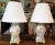 Wood 1980s Shell Filled Glass Table Lamps - A Pair For Sale - Image 7 of 7