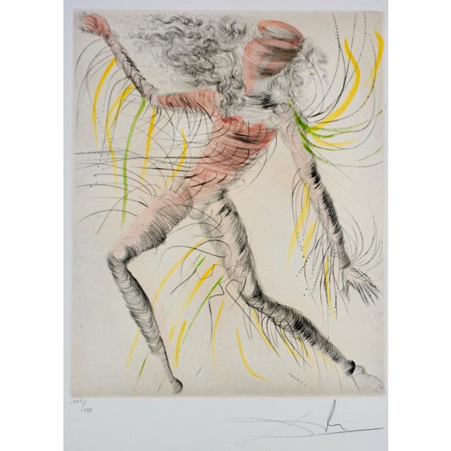 ARTIST: Salvador Dali TITLE: The Hippies The Cosmonaut MEDIUM: Etching SIGNED: Hand Signed EDITION NUMBER: 119/145...