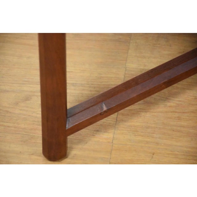 Brown Edward Wormley for Dunbar Natzler Tile End Table For Sale - Image 8 of 10