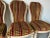 1980s Hollywood Regency Style Century Furniture Carved Wood Dining Chairs - Set of 4 For Sale - Image 5 of 12