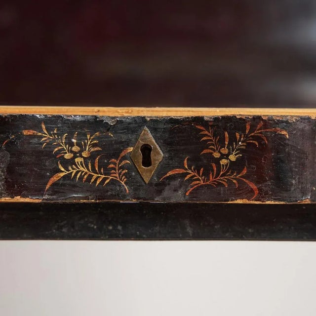 Brown Vintage Oriental Brown Table For Sale - Image 8 of 12