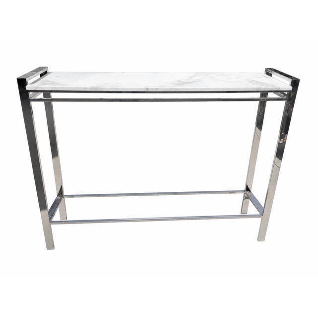 From MGBW: A chic look for a living area, these beautiful pieces showcase the soft colors of rich Italian Carrara marble....