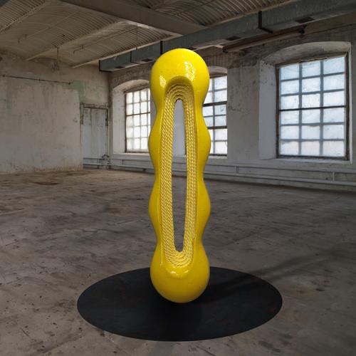 Anatomical fragments sculptural object by caspi ceramics nl dimensions: w 50 x d 35 x h 195 cm. Materials: ceramic,...