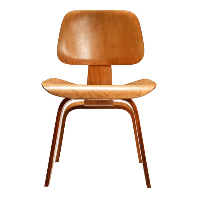 1940s Vintage Evans Eames Dcw Birchwood Chair First Year Badge For Sale