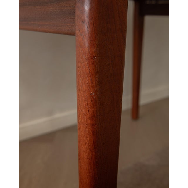 Danish Modern Teak Extendable Dining Table attributed to Sven Ellekaer, Denmark, 1960s For Sale - Image 16 of 18