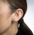 Modern Gemstone Cluster Earrings Dome Vintage 18k Yellow Gold Diamond Sapphire Ruby - 2 Pieces For Sale - Image 3 of 4