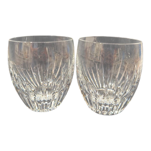 Baccarat French Crystal Massena Tumblers - Pair