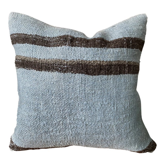 Vintage Hemp Pillow Cover For Sale