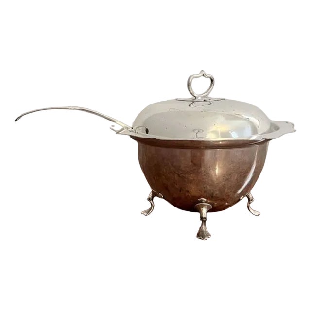 Edwardian Silver Plated Tureen by Mapping and Webb, 1900s For Sale