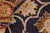 Textile Bohemien Ziegler Blue Brown Hand-Knotted Wool Rug - 8'2'' X 9'11'' For Sale - Image 7 of 8