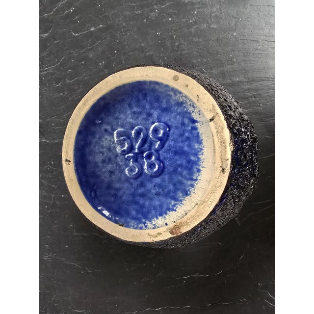 Large Fat Lava Fish Vase from Scheurich Keramik, West Germany, 1970s For Sale - Image 10 of 14