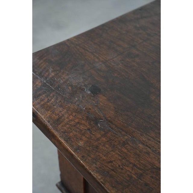 Antique Southern European Chestnut Coffee Table with Drawers, 18th Century For Sale - Image 18 of 18