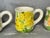 1980s Vintage Spring Flower Floral Coffee Mug Set For Sale - Image 5 of 11