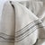 Inspired by Moroccan blankets found in markets, these coverlets are made of two pieces sewn together in the center,...