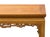 Vintage Oriental Light Brown Dragon Motif Apron Wood Bench Table For Sale - Image 11 of 13