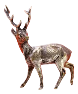 Silver Deer in Perfect Relief and Applications