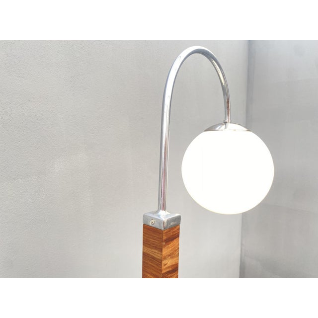 Art Deco Floor Lamp, Czechoslovakia, 1930s For Sale - Image 12 of 18