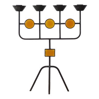 Candleholder by Gunnar Ander for Ystad Metall, Sweden For Sale