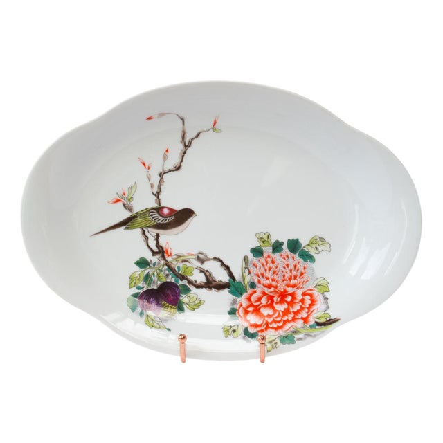 Oval Serving Plate, Limoges, 1990s For Sale