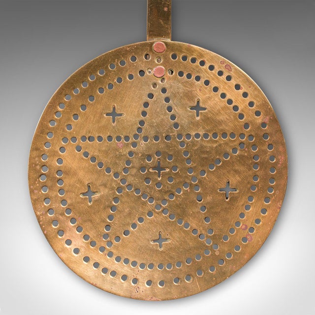 Late 18th Century 1800's Antique Chestnut Warmer For Sale - Image 5 of 8