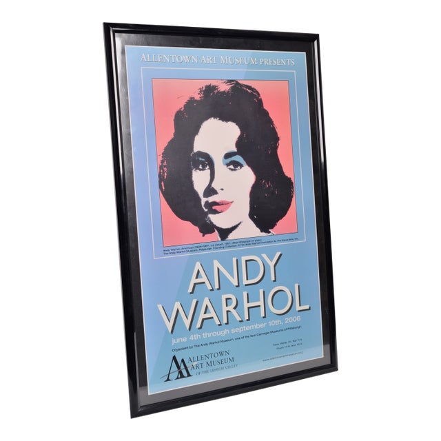Andy Warhol Exhibition 2006 Poster Lithograph “Liz-1964” For Sale