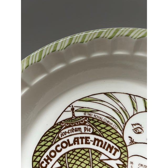 American 1980s Pie Plate by Royal China (Usa), Country Harvest Series For Sale - Image 3 of 9
