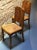 Wood Single French Art Deco Walnut Side Chair, 1930 For Sale - Image 7 of 10