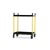 Festa Mobile Fernand Cart Table in Powder-Coated Aluminum by altreforme Dimensions: D 45 x W 65 x H 82 cm. Materials:...