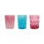 Colorful Antique Hobbs Drinking Glasses in Blue and Pink - Set of 3 1800s For Sale - Image 10 of 10