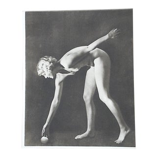 Vintage Mid Century Nude Photogravure For Sale
