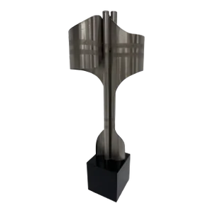 Contemporary Brazilian Metal Flag Sculpture, 2012