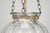 Late 19th Century Antique 8 In. Clear Crystal Onion Bell Jar Pendant Light For Sale - Image 5 of 13