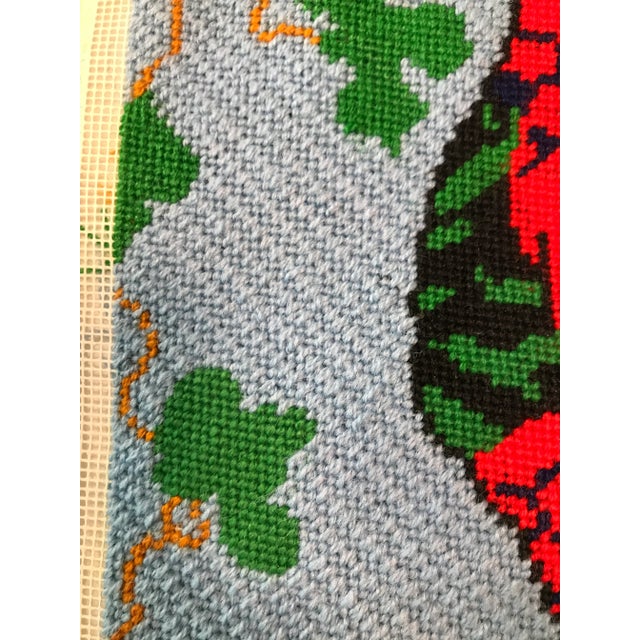 Hand-Stitched Needlepoint of Asian Ladies - a Pair For Sale In Atlanta - Image 6 of 8