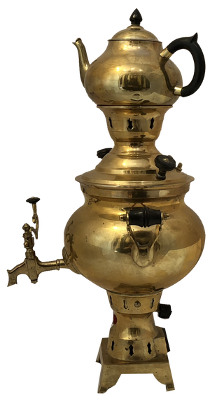 Vintage Brass Samovar Tea Maker, 1960s