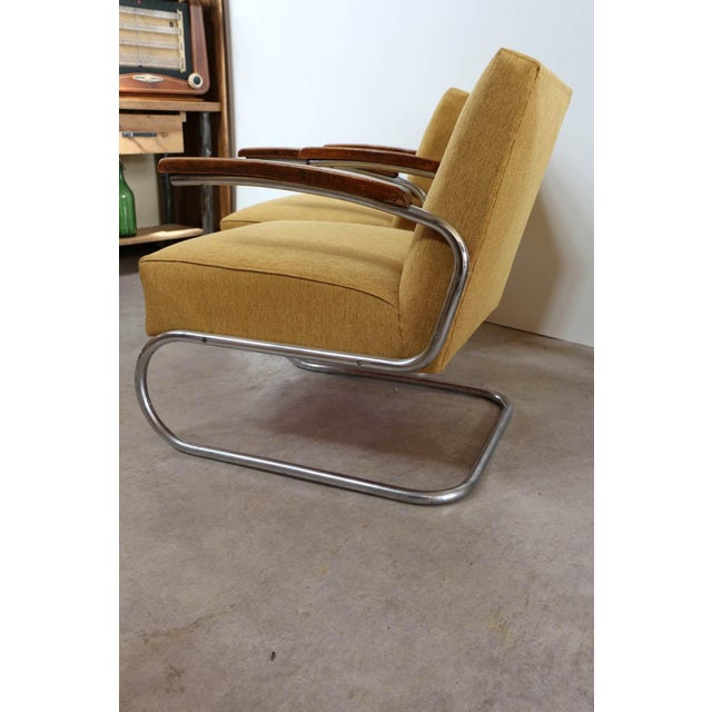 Bauhaus S 411 Chairs from Thonet, 1935, Set of 2 For Sale - Image 8 of 18