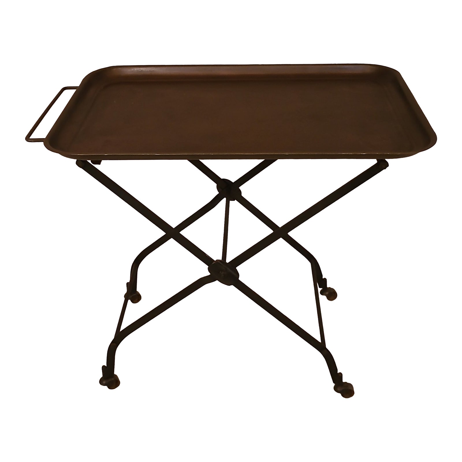 Metal folding tray cheap