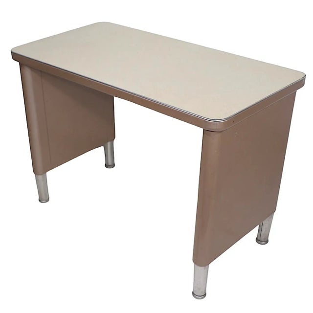 Perfect small writing desk, or for your computer etc. Industrial design, commercial quality construction, excellent,...