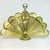 English 1950s Vintage English Edwardian Neoclassical Brass Peacock Fan Fireplace Screen. For Sale - Image 3 of 16
