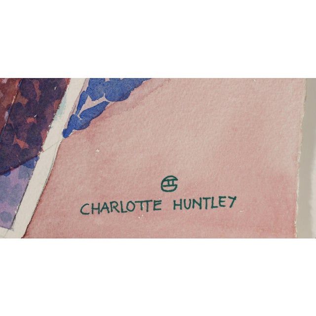 1980s Charlotte Huntley, Still Life with Watermelons and Cantaloupes, Circa 1980 For Sale - Image 5 of 8