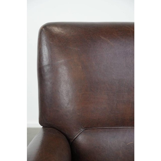 Club Chair in Sheepskin Leather For Sale - Image 9 of 15