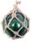 1960s Vintage Green Glass Fishing Float in Jute Rope Netting For Sale - Image 5 of 12
