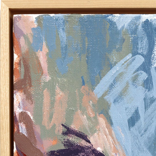 Behind Split Rock - Original Contemporary Desert Landscape Painting on Canvas by Taylor Pierce For Sale - Image 4 of 9