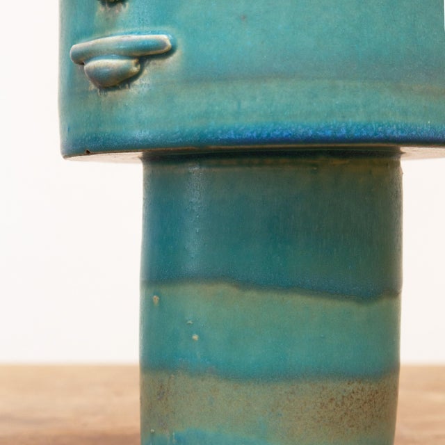 Abstract Expressionism Didier Toulemonde Zoomorphic Ceramic Vessel For Sale - Image 3 of 5