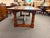 Wood Mahogany English Country Rustic Farmhouse Dining Table, Circa 1980 For Sale - Image 7 of 12