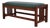 Stickley Mission Cherry Leather Bench For Sale